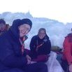 A l'intérieur de l'igloo