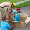 réalisation de voitures en carton