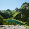 Peu après le début, vue sur un premier lac