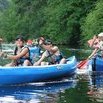 Sortie en canoë le long du Doubs
