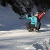 Ibis et Loutre en luge