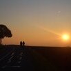 Coucher de soleil juste avant Echallens