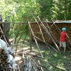 construction d'une magnifique cabane